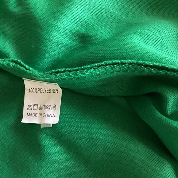 Flapper Roaring 20s Cosplay Costume Dress & Headdress Sz M Green 169C - Picture 10 of 10